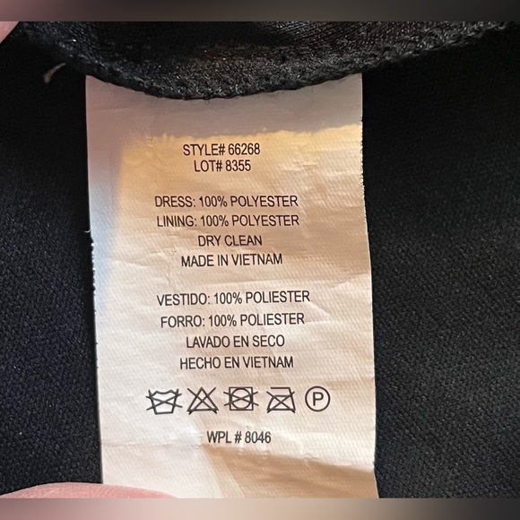 INC International Concepts Floral Halter Dress in Black and White Women’s Sz 10 - Picture 11 of 14